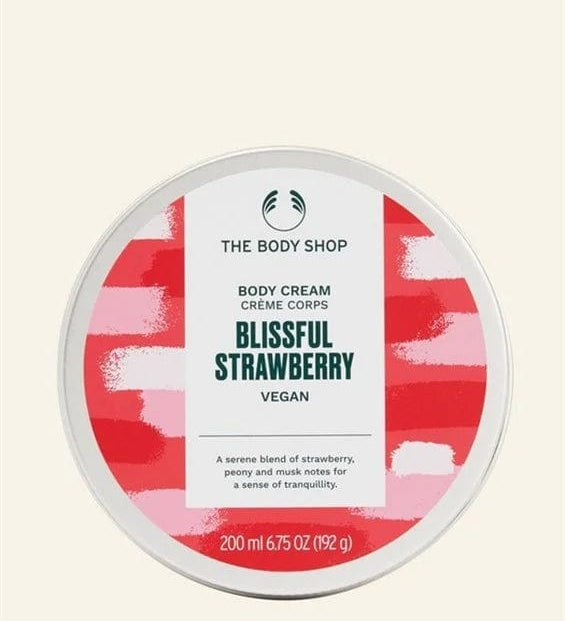 The Body Shop Blissful Strawberry Body Cream 200ml 5028197186883