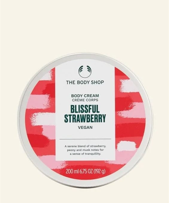 The Body Shop Blissful Strawberry Body Cream 200ml 5028197186883