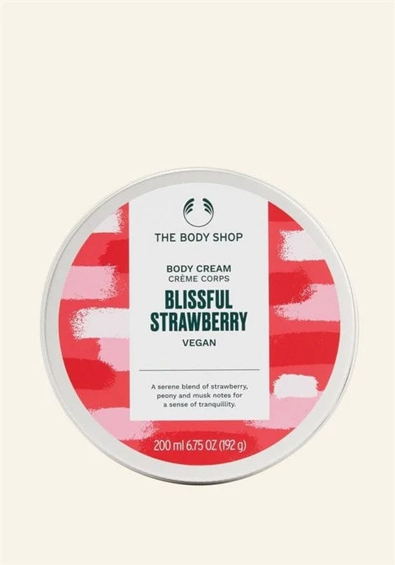 The Body Shop Blissful Strawberry Body Cream 200ml 5028197186883