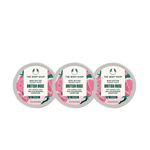 The Body Shop British Rose Body Butter 50ml 3 Pack 757279514461