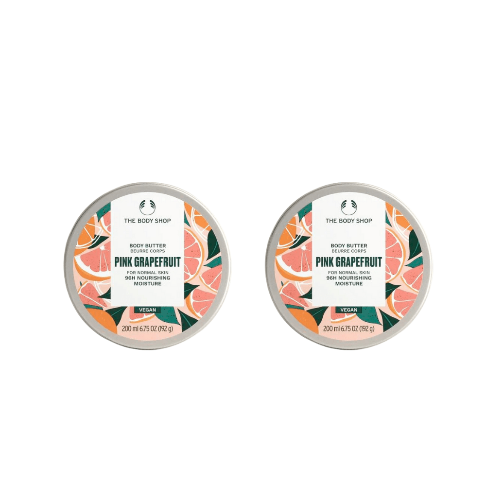 The Body Shop Pink Grapefruit Body Butter 200ml 2 Pack 757279512542