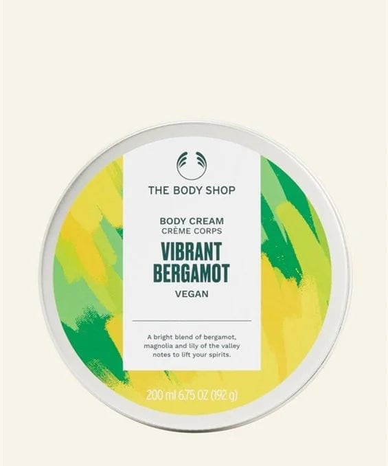 The Body Shop Vibrant Bergamot Body Cream 200ml 5028197187132