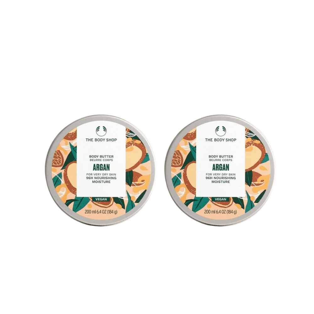 The Body Shop Wild Argan Oil Body Butter 200ml 2 Pack 757279514713