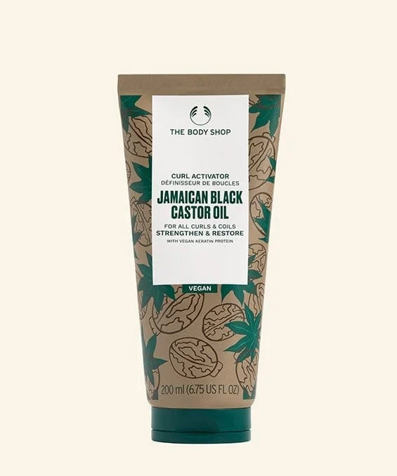 The Body Shop Jamaican Black Castor Oil Curl Defining Conditioner 200ml 5028197260095