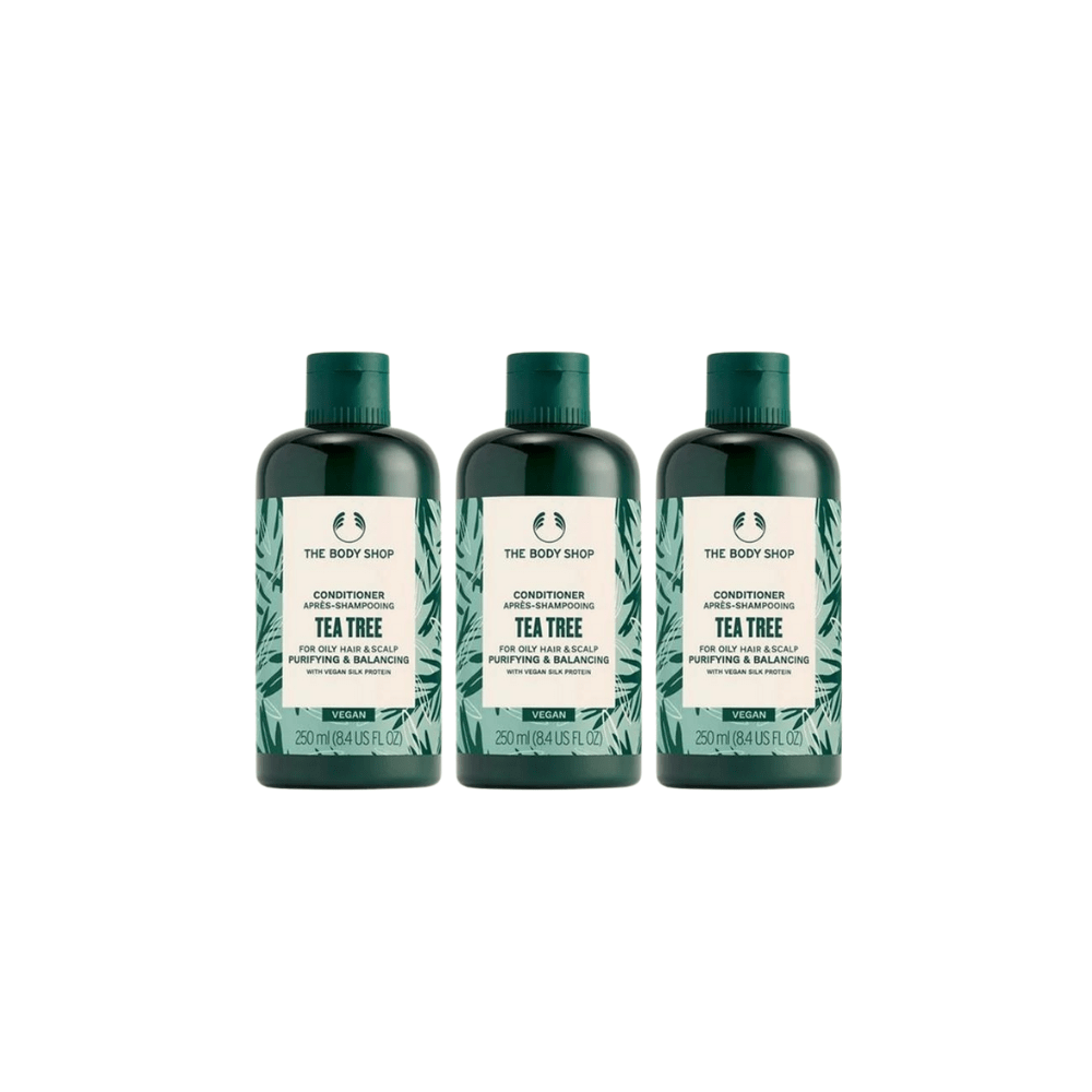 The Body Shop Tea Tree Conditioner 250ml 3 Pack 757279514553