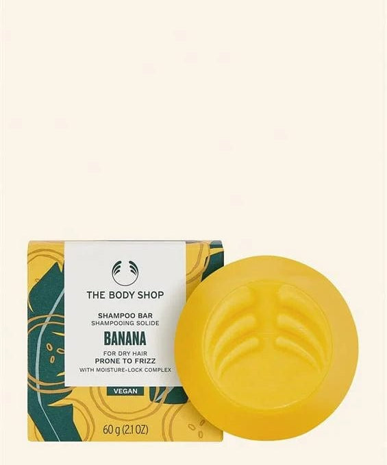 The Body Shop Banana Nourishing Solid Shampoo 60gr 5028197370305