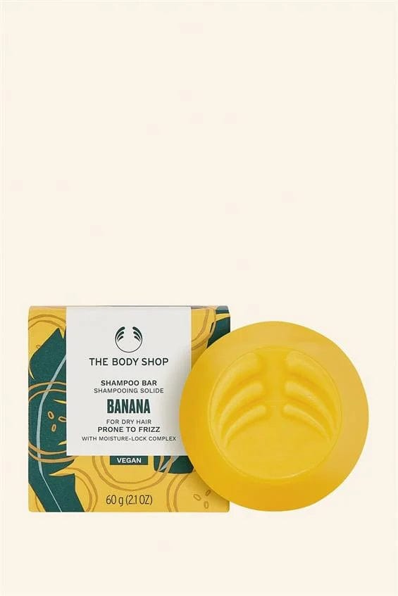 The Body Shop Banana Nourishing Solid Shampoo 60gr 5028197370305