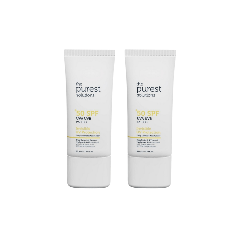 The Purest Solutions Face Sunscreen Spf 50+ 50ml 2 Pack 715936233421