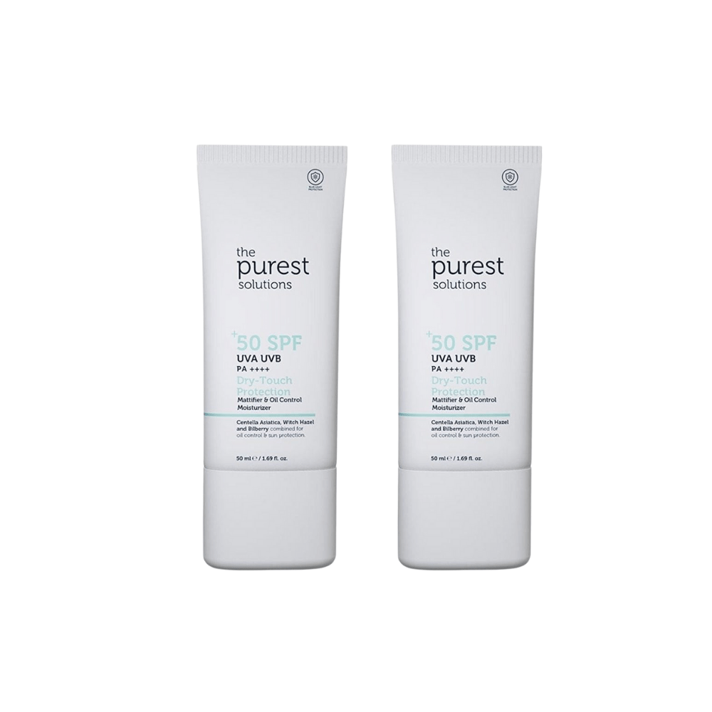 The Purest Solutions Matte Finish Sunscreen for Oily Skin 50 spf 50ml 2 Pack 715936233490