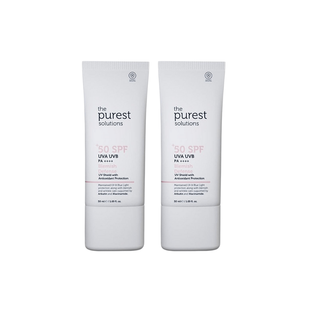 The Purest Sunscreen for Blemished Skin Spf50+ 50ml 2 Pack 715936233599