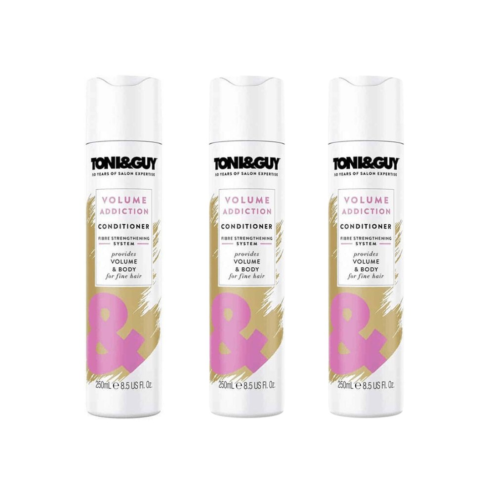 Toni & Guy Volume Addiction Conditioner for Fine Hair 250 ml 3 Pack 757279508972