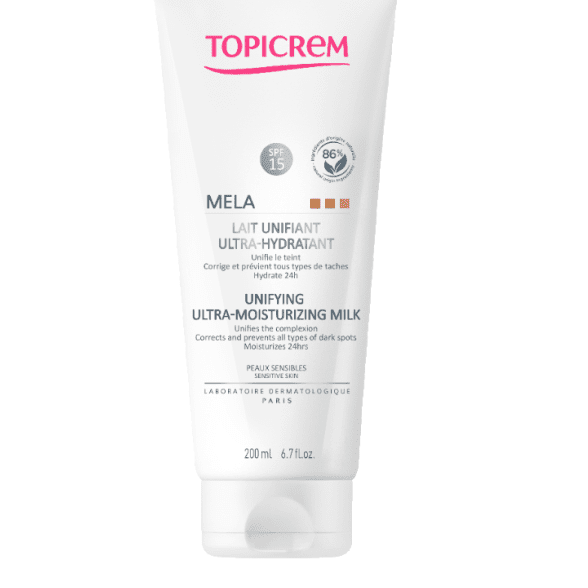 Topicrem Mela Unifying Spf15 Ultra Moisturizing Milk 200 ml 3700281704464