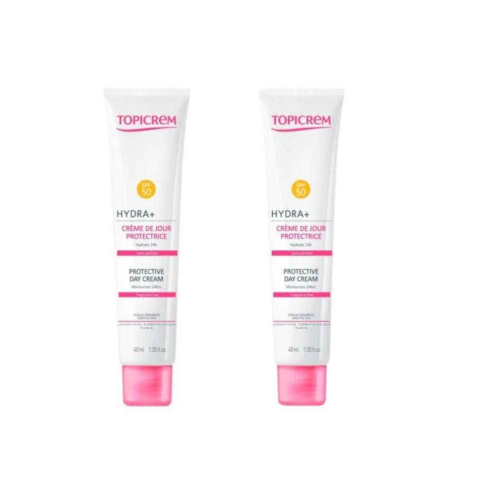 Topicrem Hydra+ SPF50 Protective Day Cream 40 ml 2 Pack 715936240726