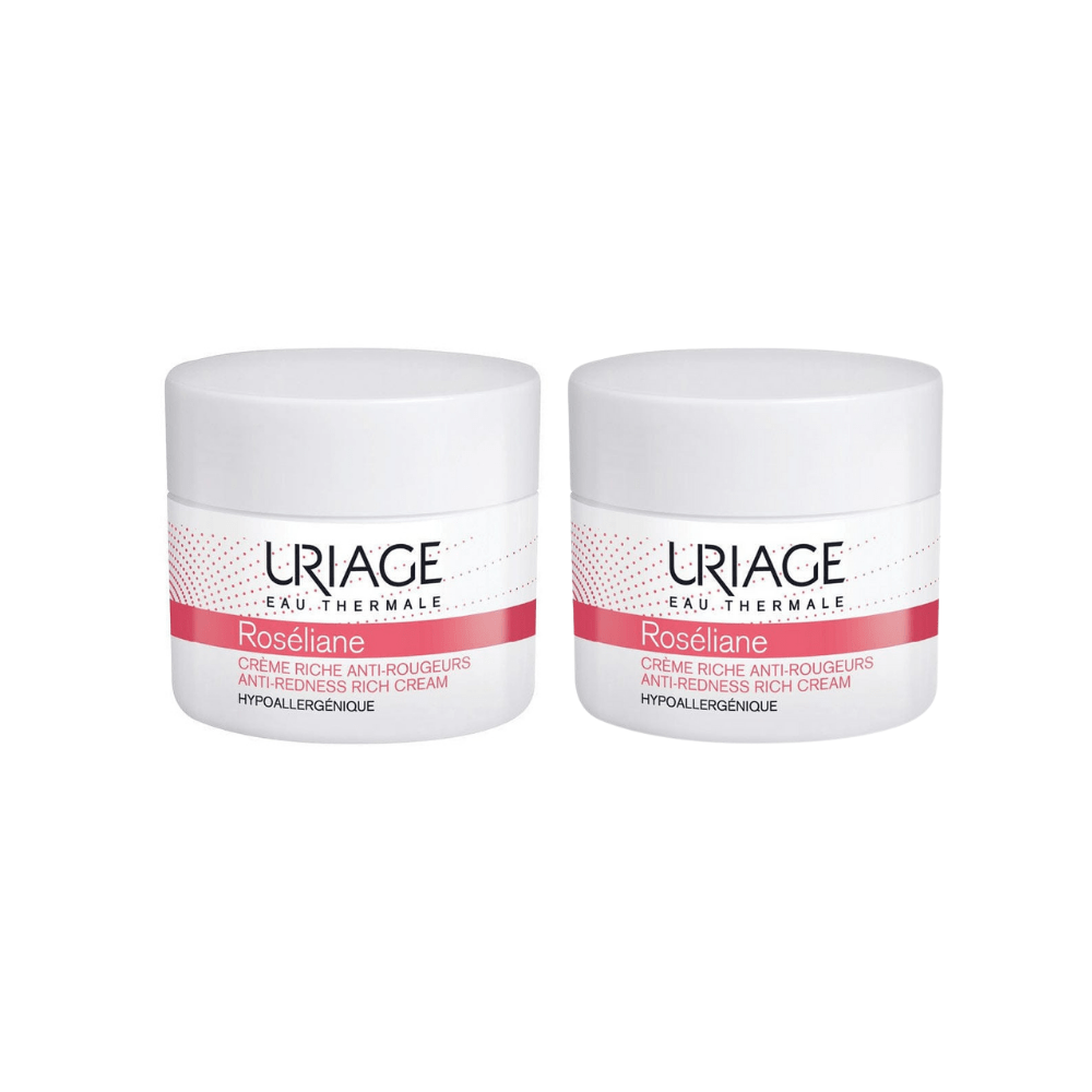 Uriage Roseliane Anti-Redness Rich Cream 50ml 2 Pack 715936231144