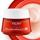 Vichy Liftactiv Collagen Specialist Anti-Aging Night Care Cream 1.7 oz Skin Care 3337875722520