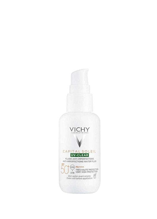 Vichy Capital Soleil UV-Clear Spf 50 Fluid Sunscreen 40 ml 3337875837149