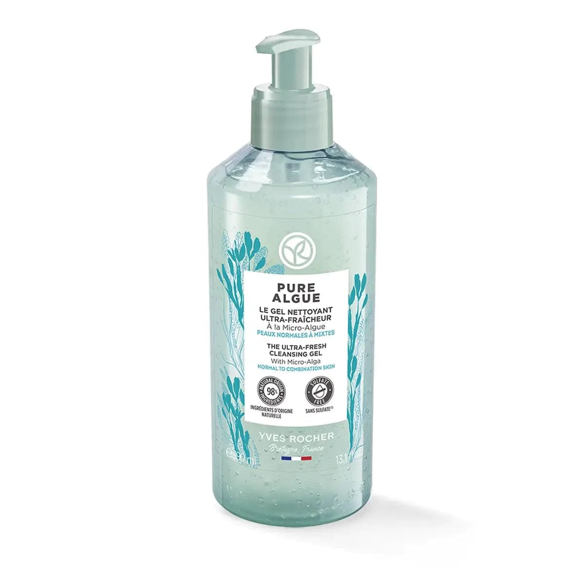 Yves Rocher Ultra-fresh Cleansing Gel - Pure Algue 390 ml 3660005941509