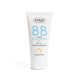 Ziaja BB Cream for Oily and Combination Skin - Natural Tone SPF 15 50 ml - Chivela