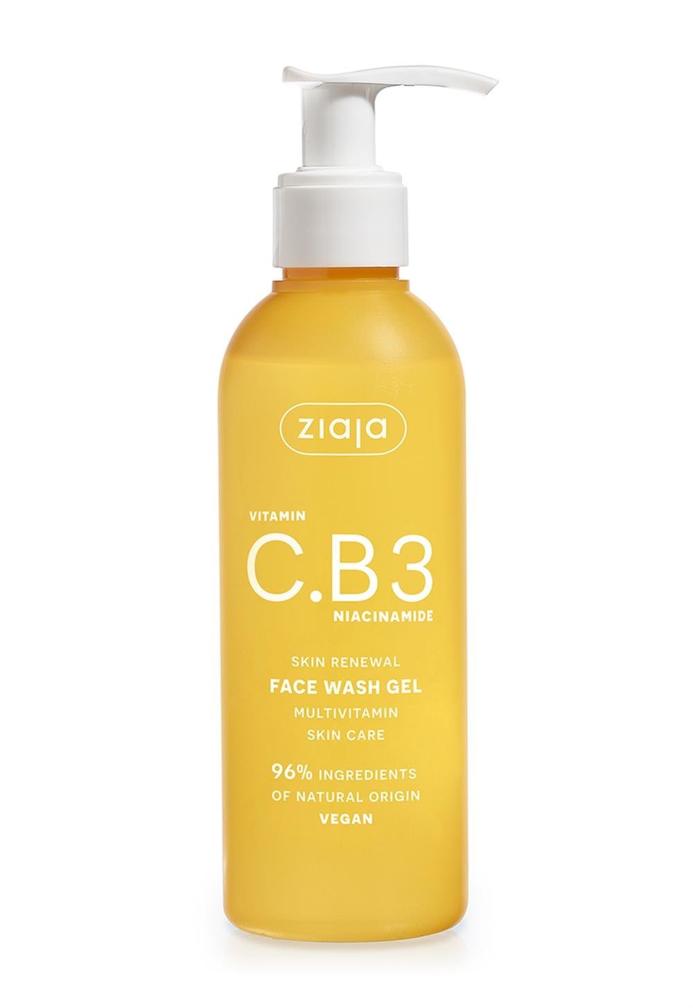 Ziaja Vitamin C.B3 Niacinamide Daily Facial Cleansing Gel 190ml - Chivela