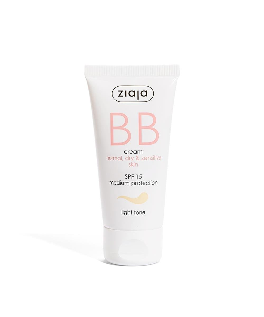 Ziaja BB Cream Light Tone SPF 15 for Normal, Dry and Sensitive Skin 50ml - Chivela