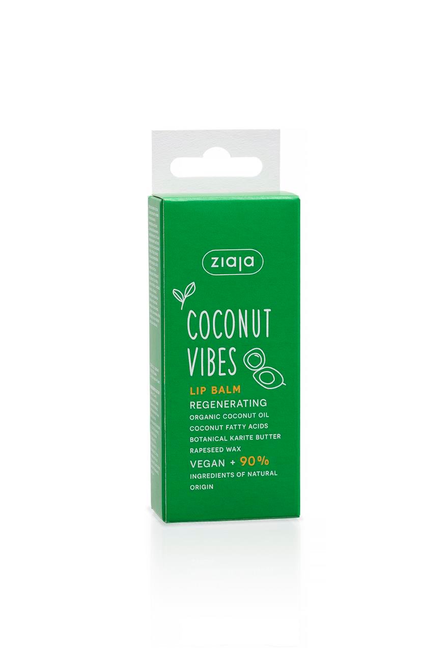 Ziaja Coconut Vibes Lip Balm Regenerating 10 ml - Chivela