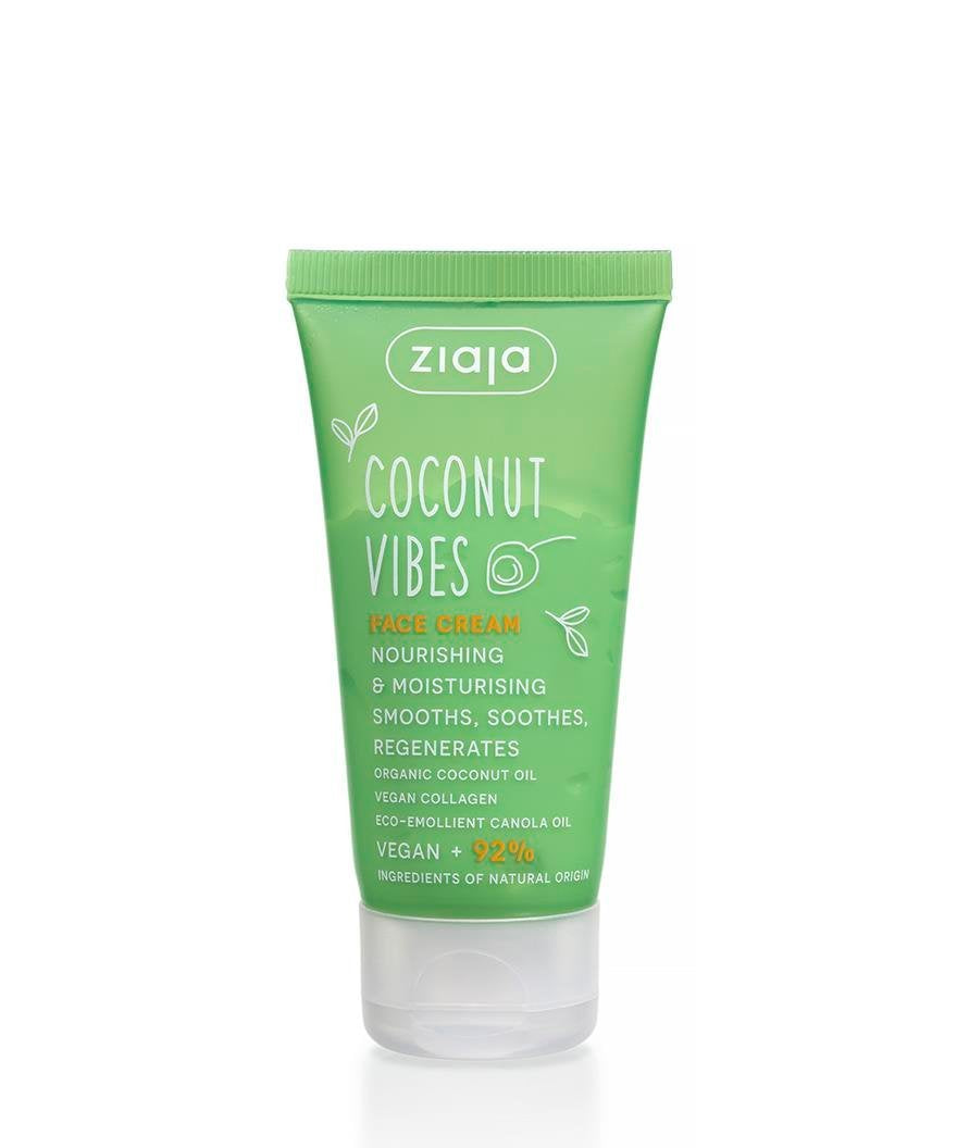 Ziaja Coconut Vibes Face Cream Nourishing and Moisturizing 50 ml - Chivela