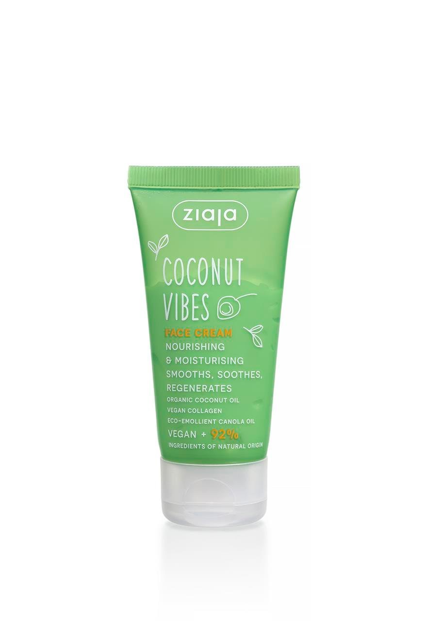 Ziaja Coconut Vibes Face Cream Nourishing and Moisturizing 50 ml - Chivela