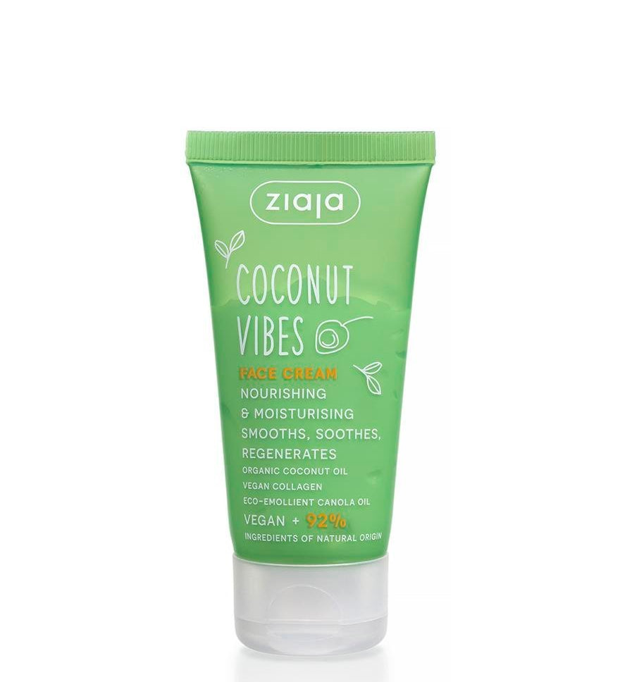 Ziaja Coconut Vibes Face Cream Nourishing and Moisturizing 50 ml - Chivela