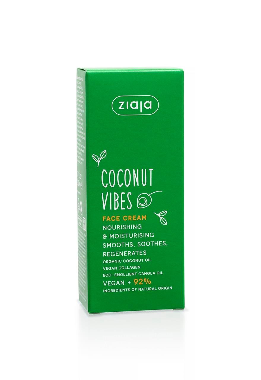 Ziaja Coconut Vibes Face Cream Nourishing and Moisturizing 50 ml - Chivela